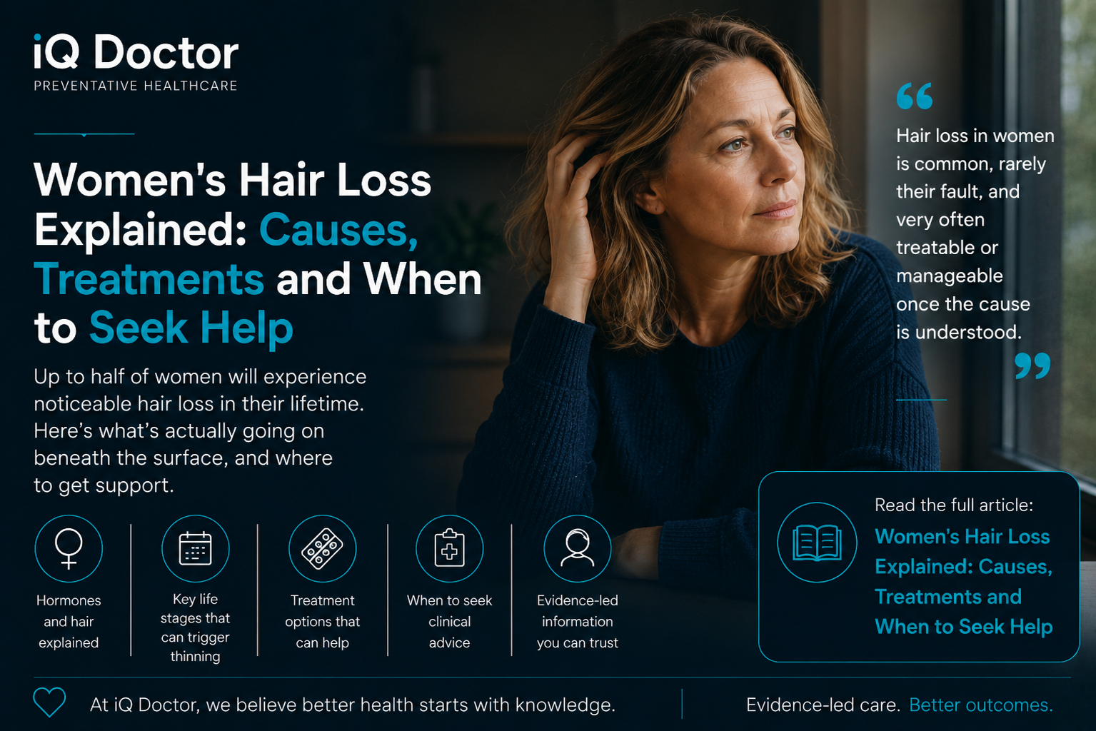 Women's Hair Loss Explained: Causes, Treatments and When to Seek Help Women's Hair Loss Explained: Causes, Treatments and When to Seek Help